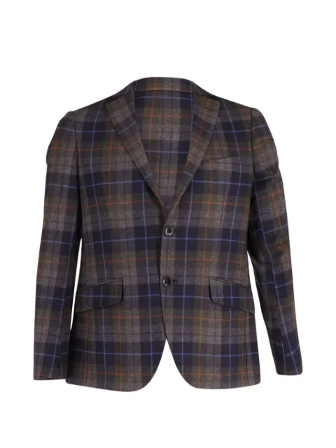 Etro Vintage plaid single-breasted blazer