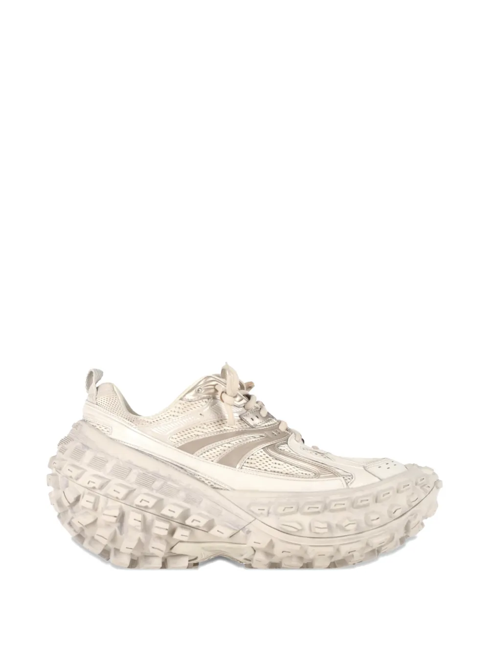 Balenciaga Pre-Owned Bouncer distressed-effect sneakers – Neutrals