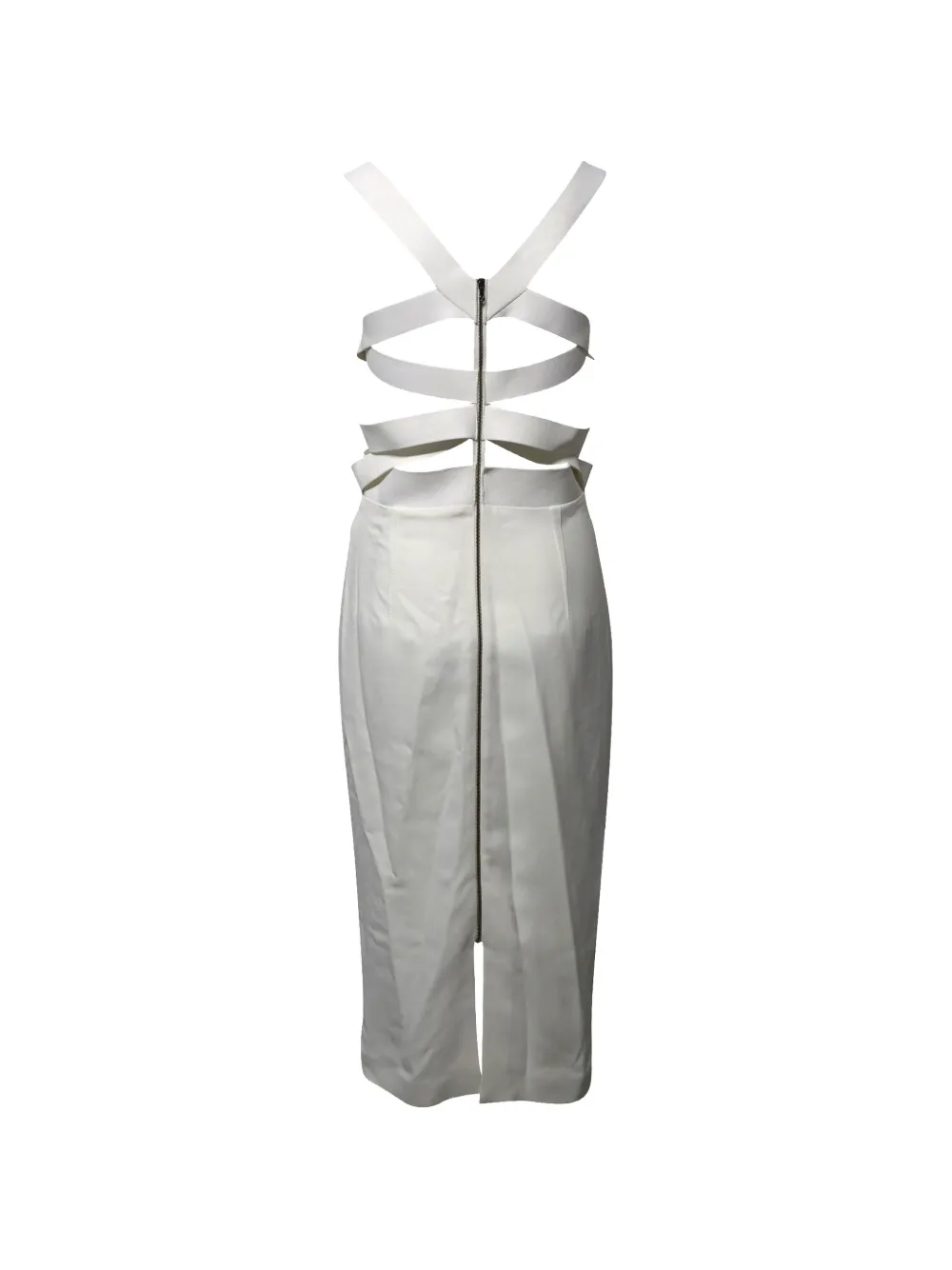  Rm By Roland Mouret Skeleton Structured Dress - White 