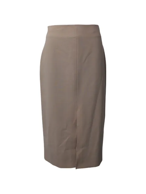 Co front-split pencil skirt