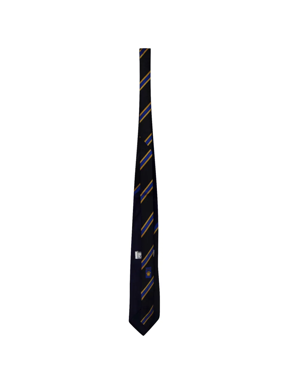  Versace Pre-owned Gianni Striped Tie - Blue 