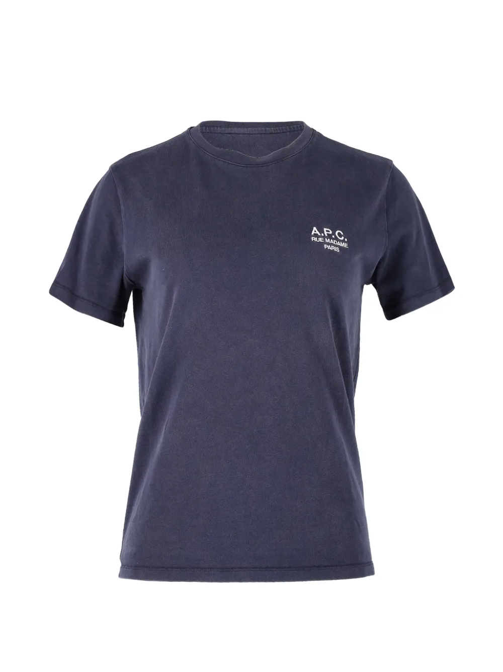 A.P.C. Rue Madame cotton T-shirt – Blue