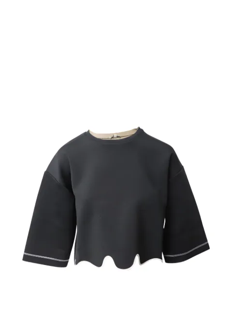Kenzo Pre-Owned wide-sleeved cropped top