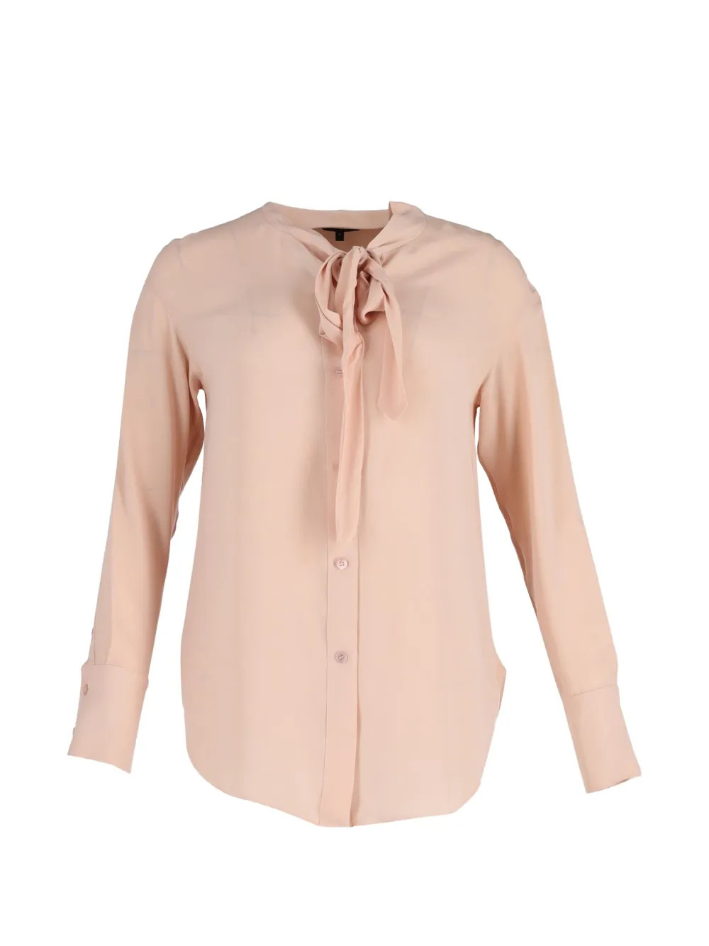 Theory tie-neck button blouse - Toni neutri