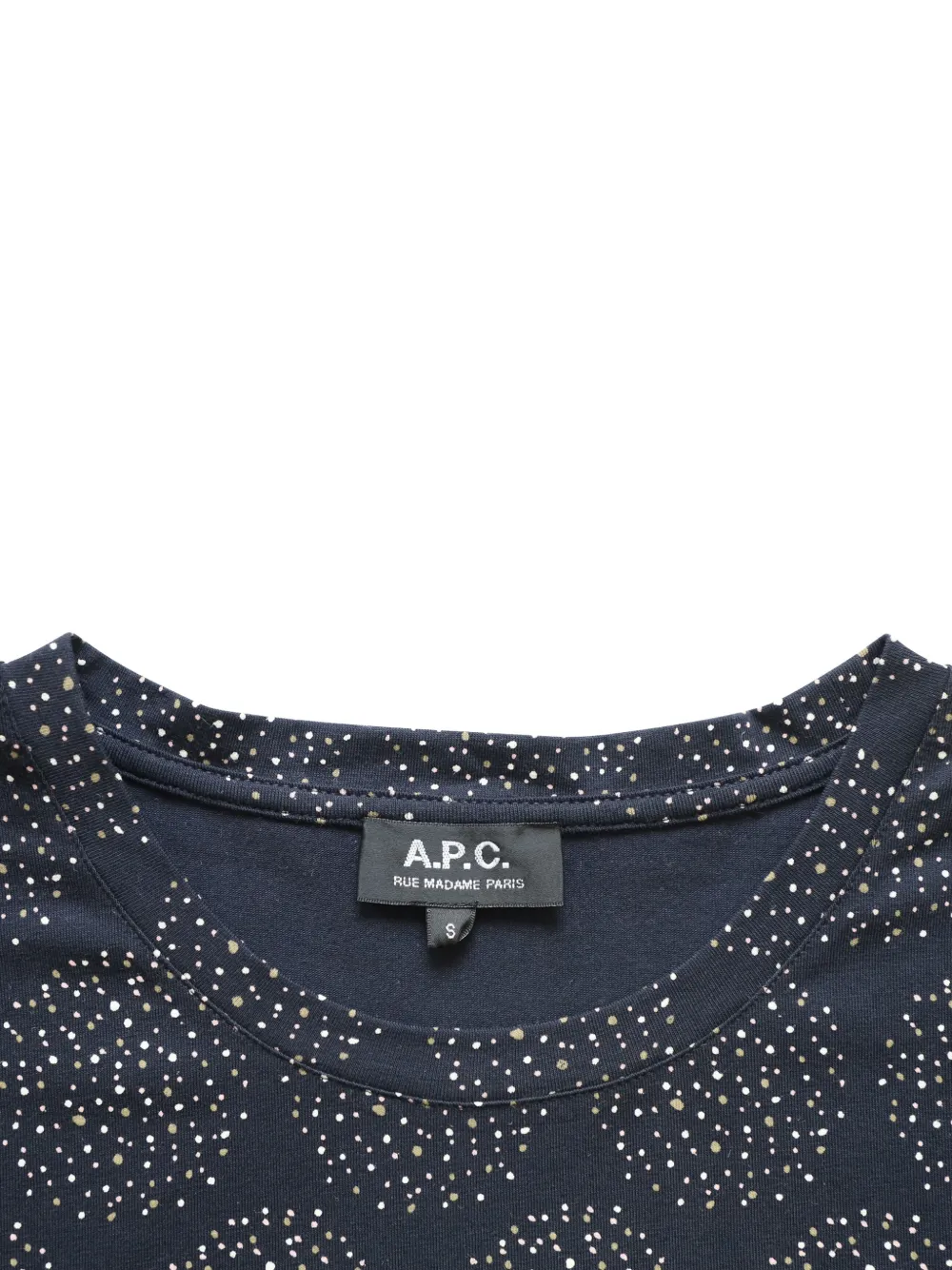 Polka Dot Crewneck T-Shirt