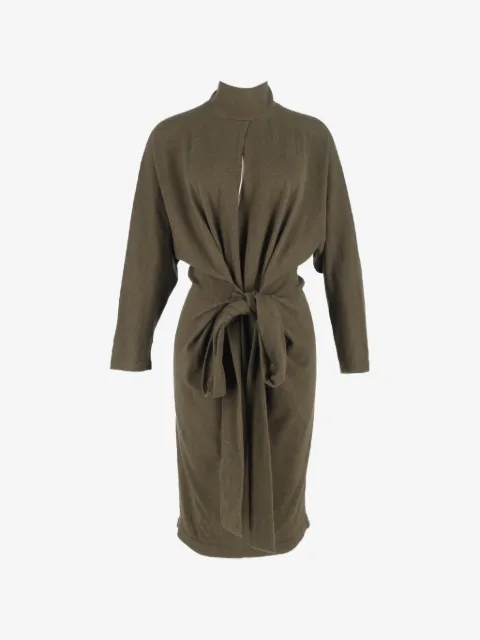 Tom Ford Vintage vestido con cuello de tortuga y cinturón