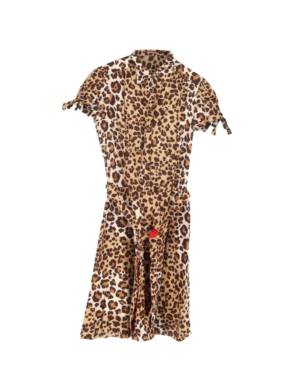 Moschino Cheap & Chic leopard-print knee-length dress - Toni neutri