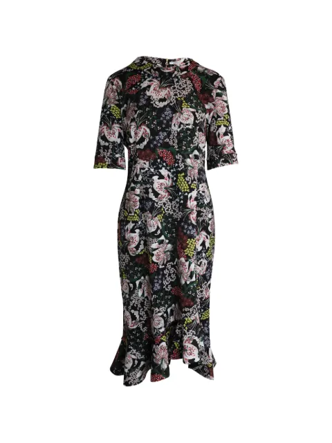 ERDEM robe mi-longue Lucy à fleurs