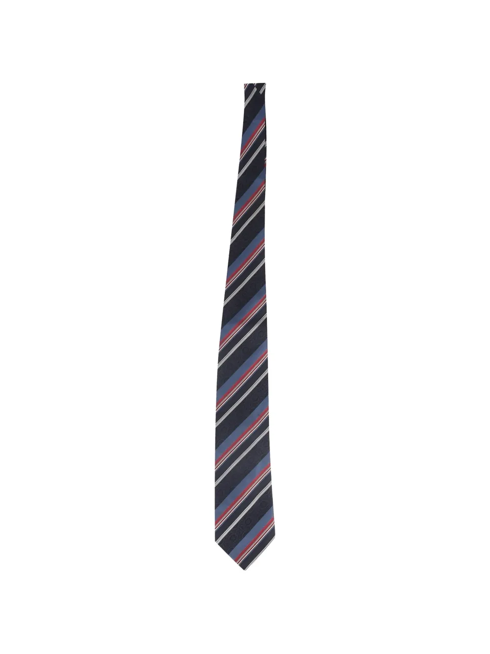 Kenzo Pre-Owned striped tie - Blu