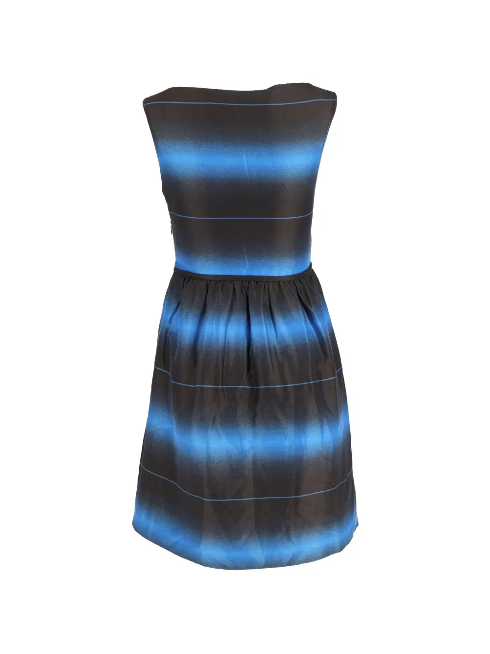 Striped Boat-Neck Dress