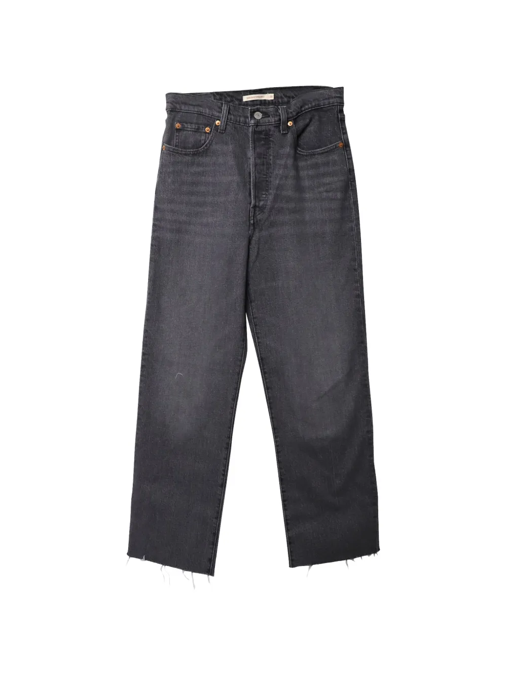 Levi's Ribcage cotton straight trousers - Grigio