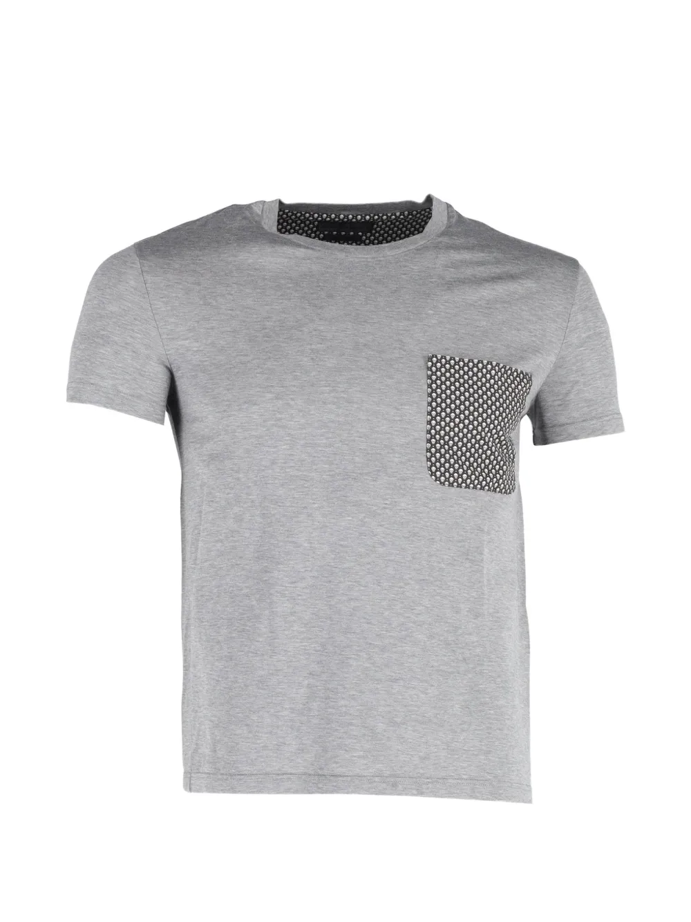 Alexander McQueen Pre-Owned skull pocket T-shirt – Grey