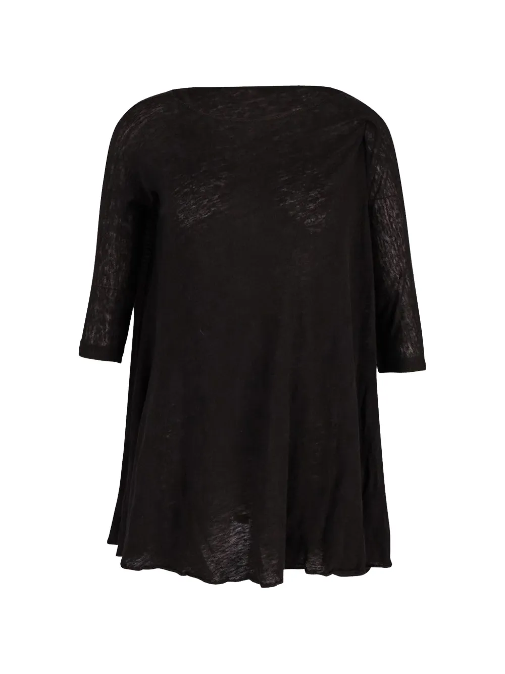 Maje quarter-sleeved mini dress - Nero