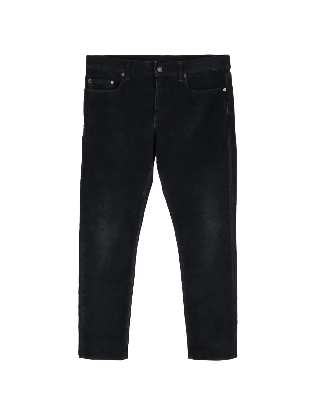 Saint Laurent Pre-Owned corduroy straight-leg trousers - Nero
