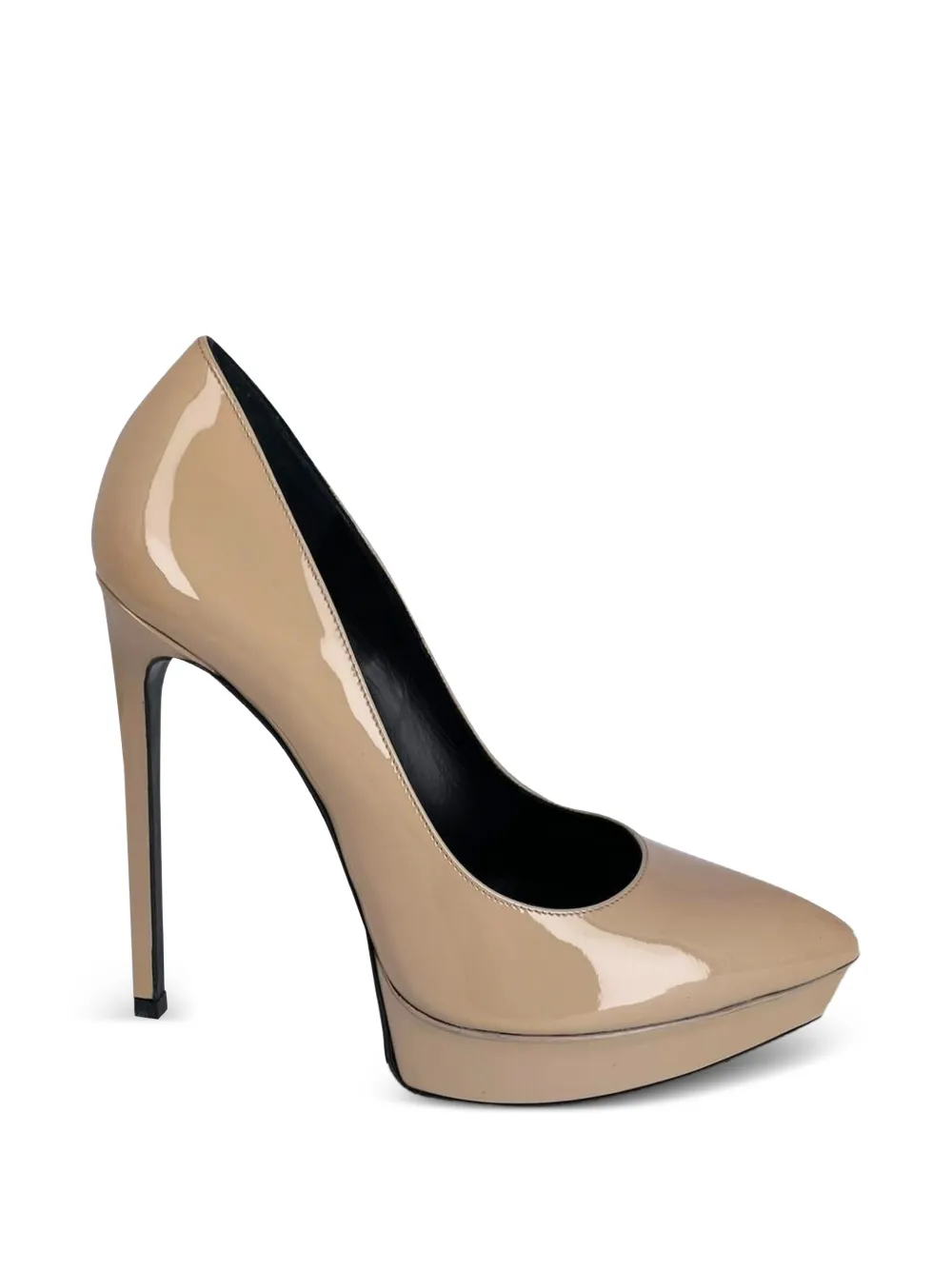 Saint Laurent Pre-Owned Platform patent heels - Toni neutri