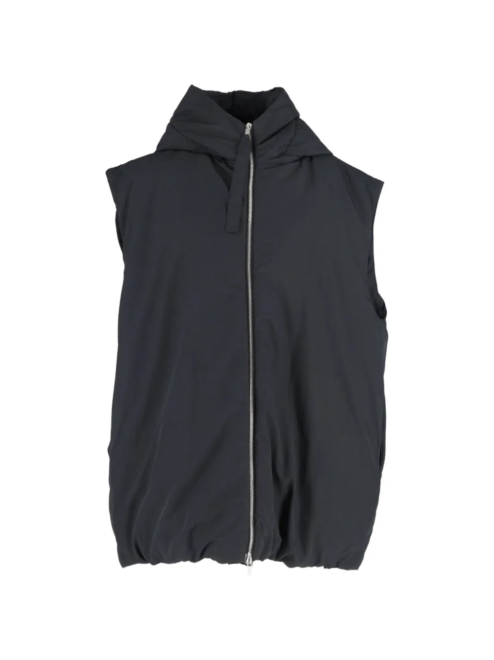 Jil Sander Pre-Owned hooded gilet - Nero