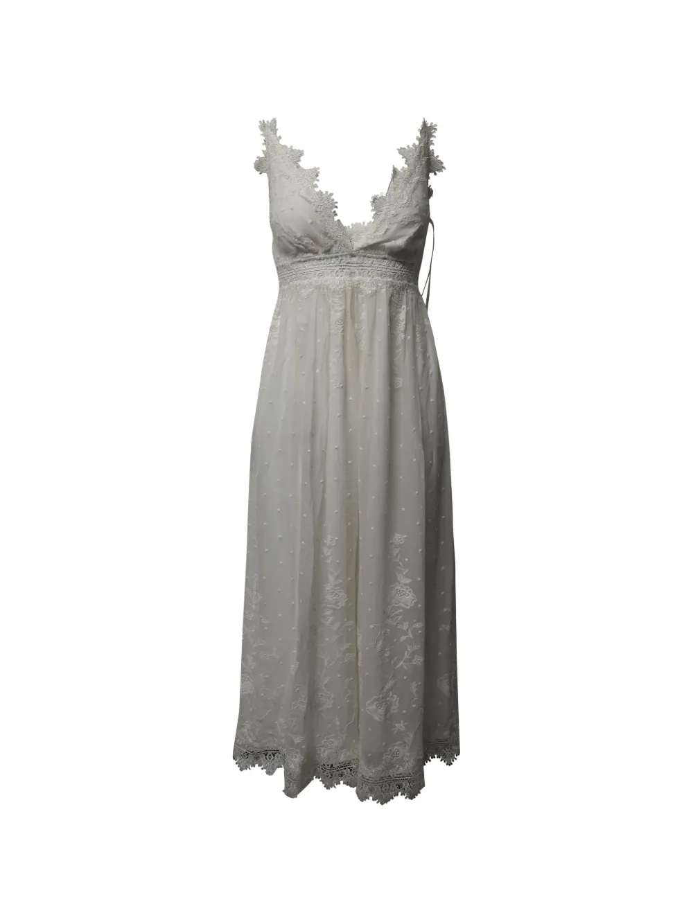 ZIMMERMANN x Barneys New York lace-detail jumpsuit - Bianco