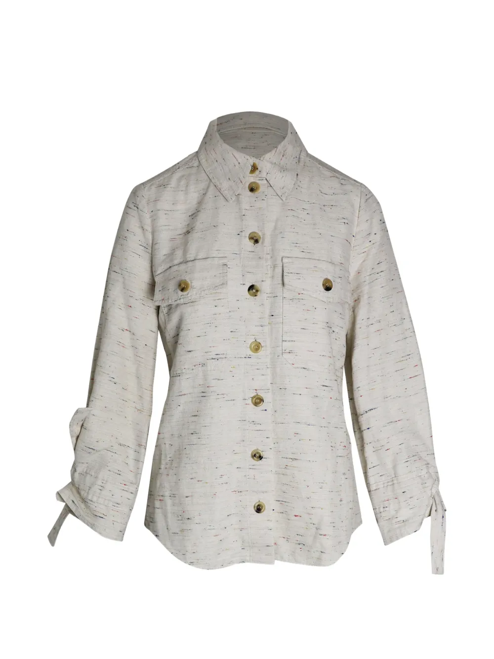 Chloé Vintage button linen shirt - Toni neutri