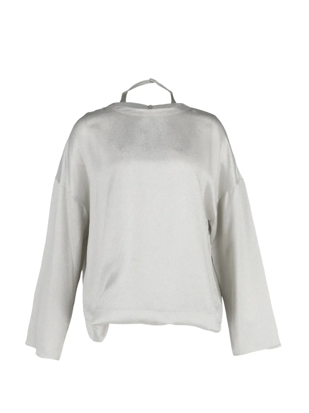 Valentino Garavani Pre-Owned long-sleeve blouse - Argento