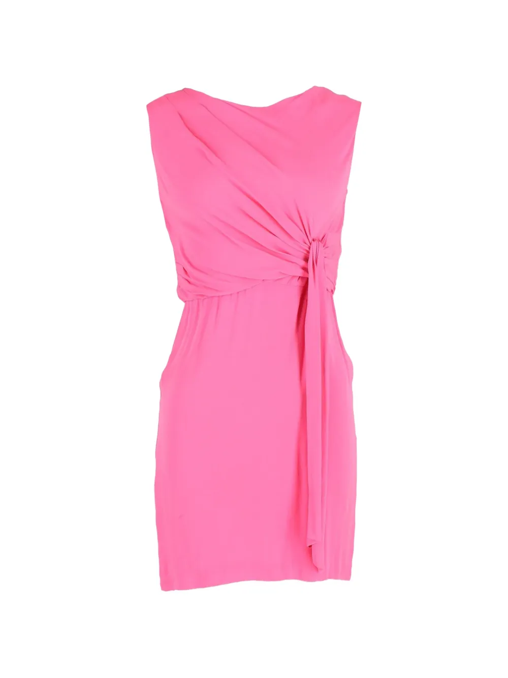 Diane Von Furstenberg Vintage front-tie draped mini dress - Rosa