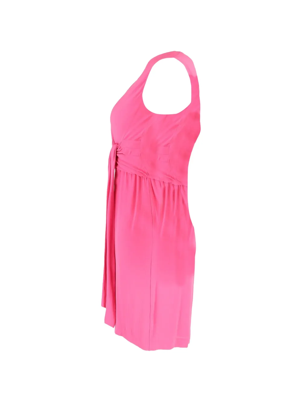 Front-Tie Draped Mini Dress