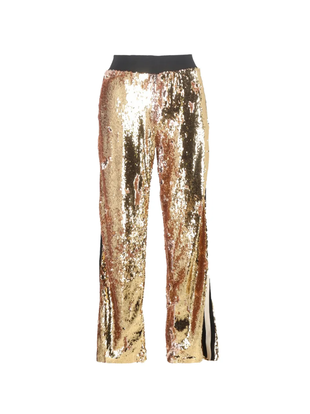 032c Serena sequin elasticated trousers - Oro
