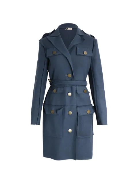 Lanvin Pre-Owned multi-pocket belted coat