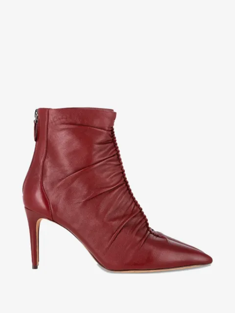 Alexandre Birman Susanna pointed ruched ankle boots