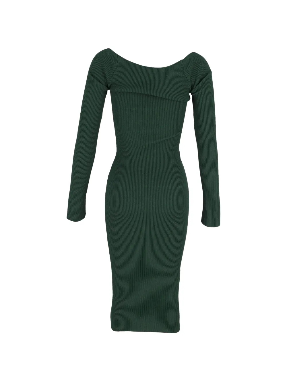 Beth Ribbed-Knit Midi Dress