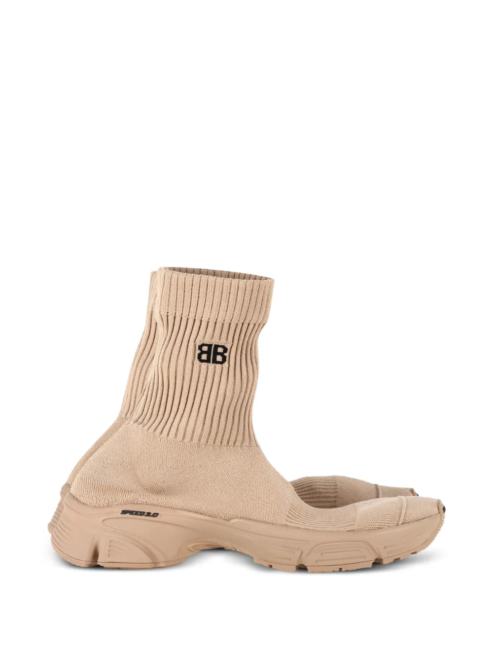 Balenciaga Pre-Owned Speed 3.0 sock high-top sneaker - Toni neutri