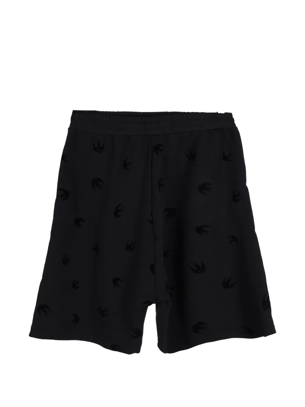 Alexander McQueen Pre-Owned Mini swallow cotton shorts – Black