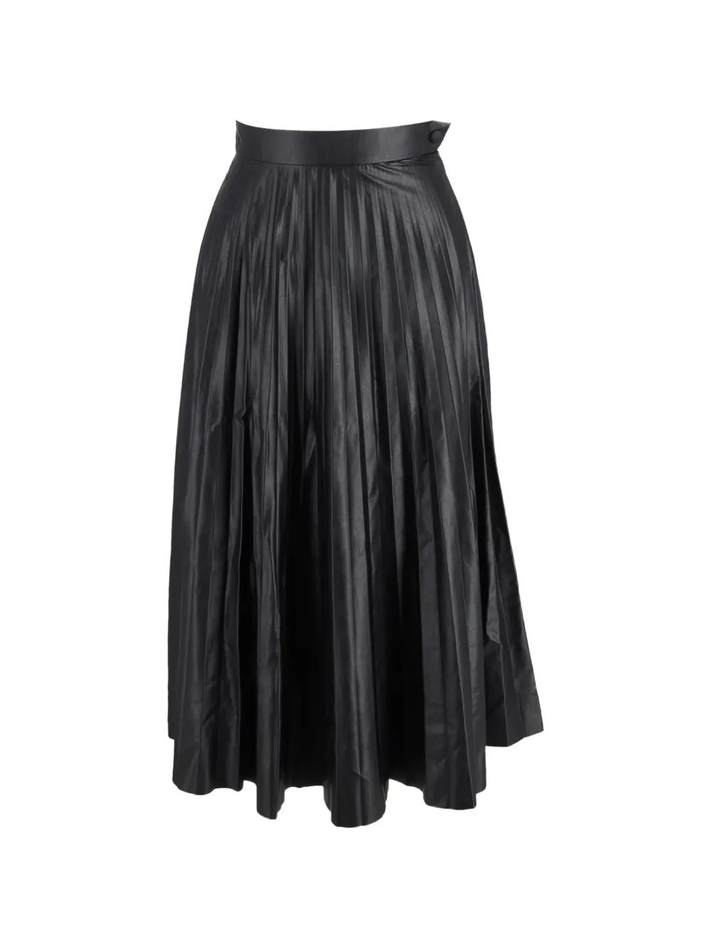 Maison Martin Margiela Pre-Owned pleated midi skirt - Nero