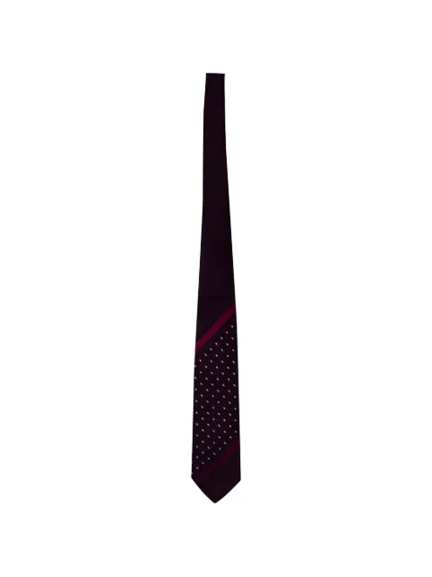 Versace Pre-Owned polka-dot silk tie