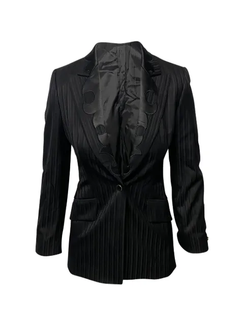 Escada Pre-Owned Pleated embroidered trouser suit