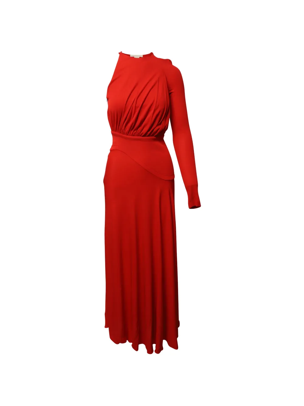 Antonio Berardi Vintage gathered one-shoulder gown dress - Rosso