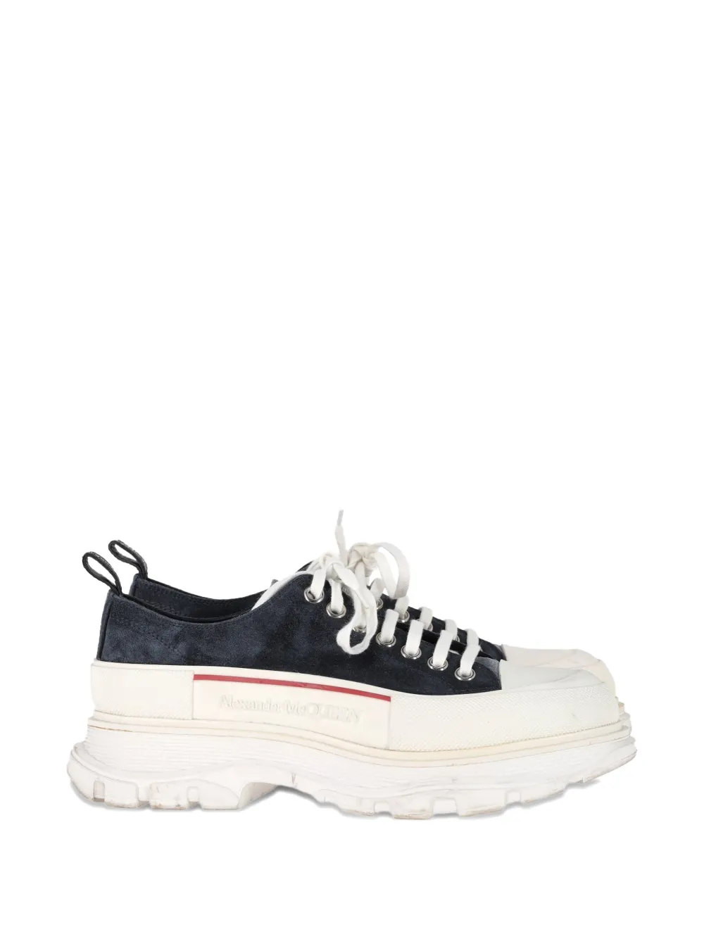 Alexander McQueen Pre-Owned suede sneakers - Blue
