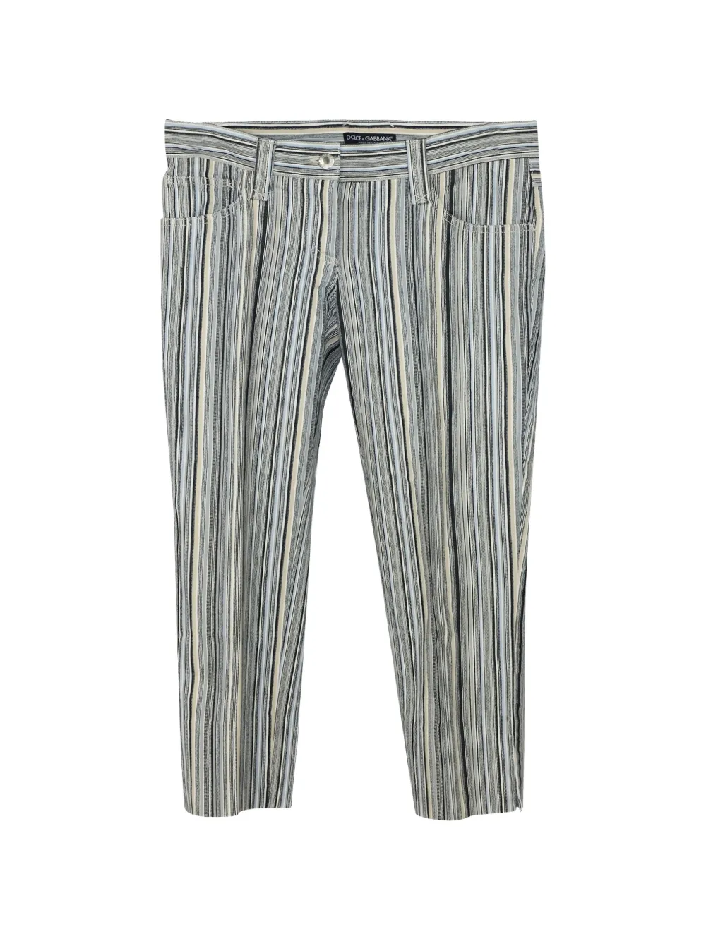 Dolce & Gabbana Pre-Owned stripe trousers - Blu