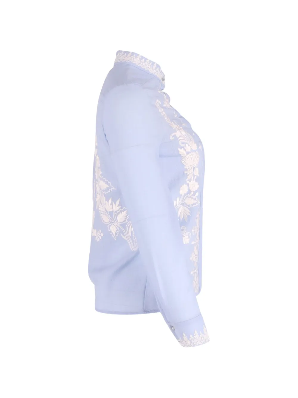  Vilshenko Camicia Con Ricamo - Blu 