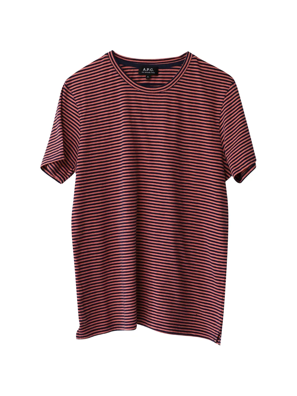 A.P.C. striped short-sleeve t-shirt - Arancione