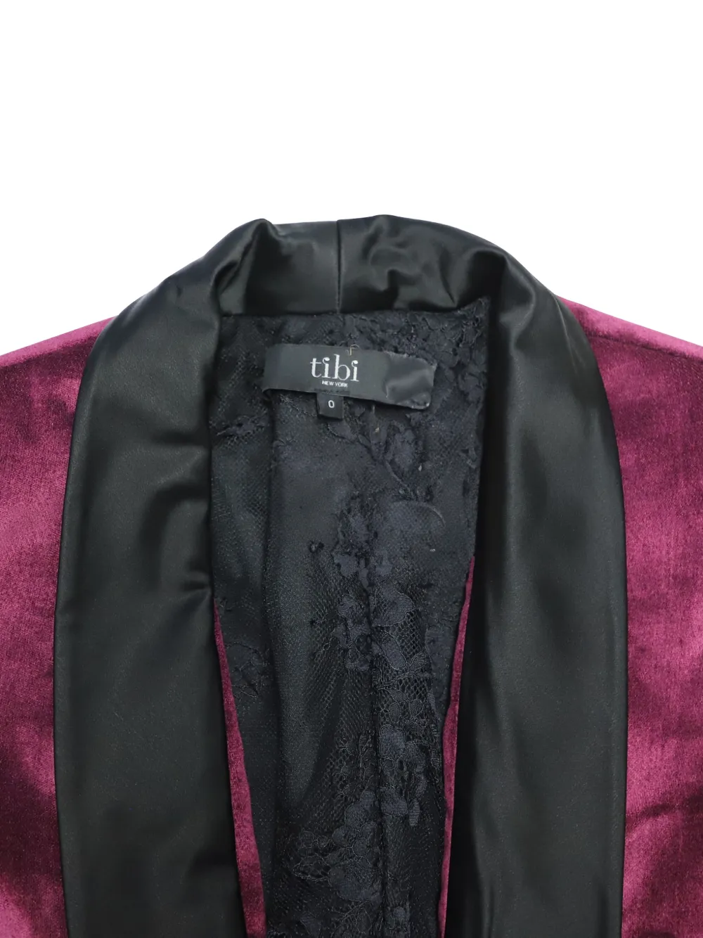 Velvet Contrasting Lapel Suit