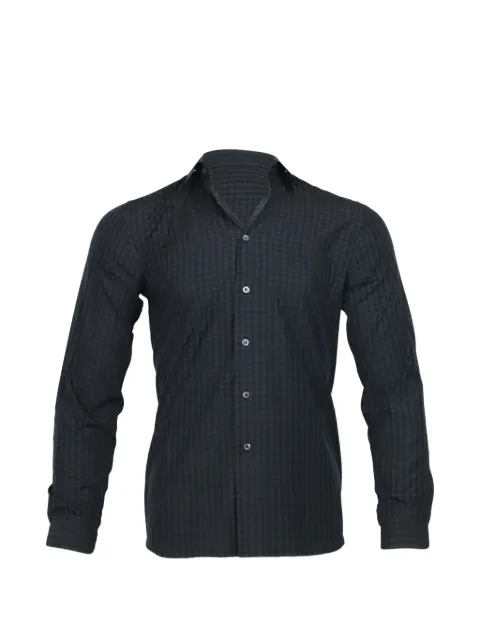 Prada Pre-Owned check-pattern long-sleeve shirt