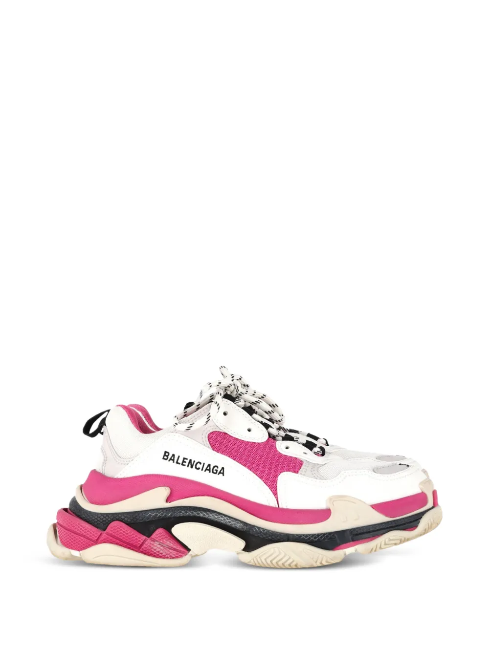 Balenciaga Pre-Owned Triple S lace-up fastening sneakers - Weiß