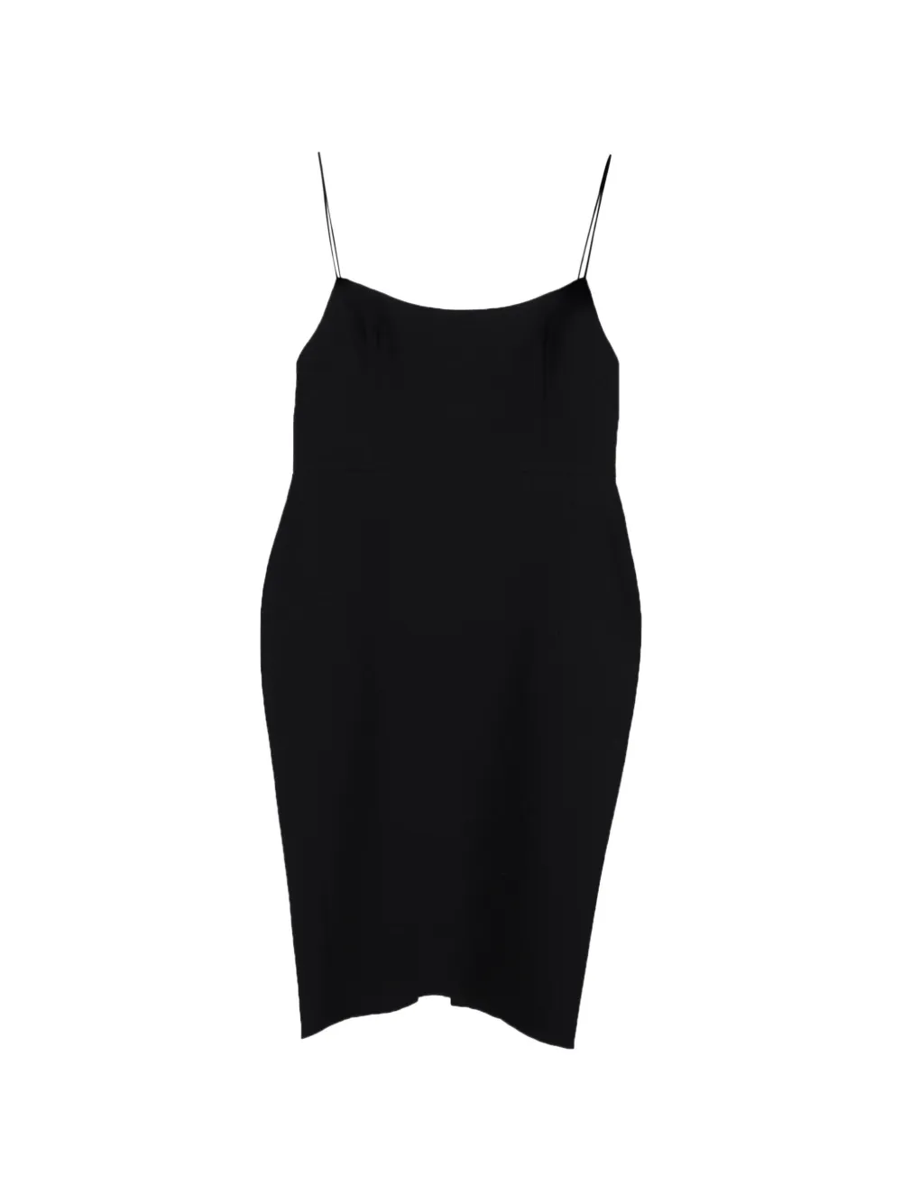 Alex Perry square-neck mini dress - Nero