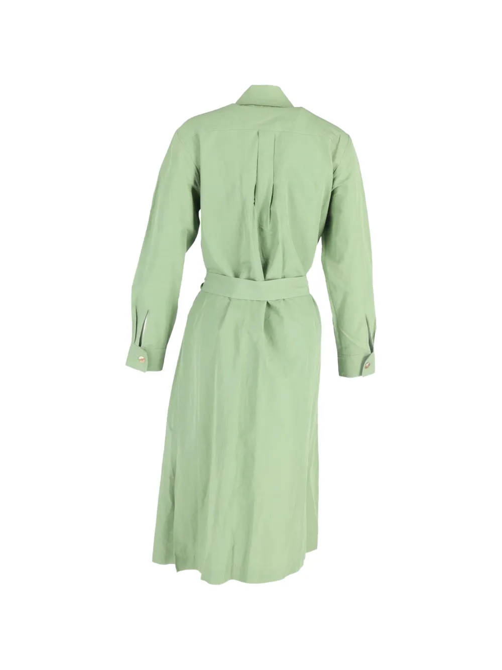 Shirt Belted Midi Dress