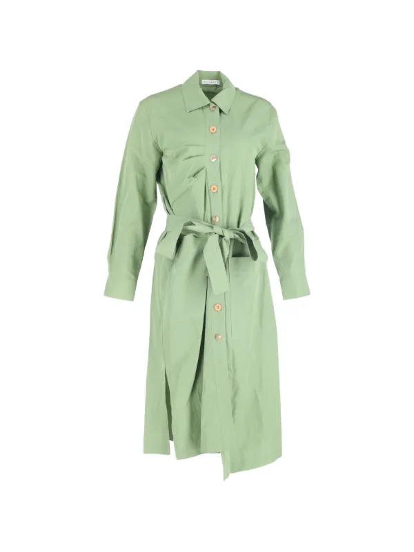 green emerald velvet dress REJINA PYO Erin Dress I ICON