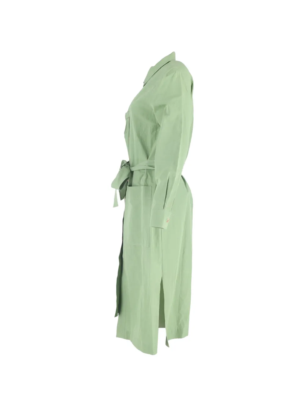 Shirt Belted Midi Dress