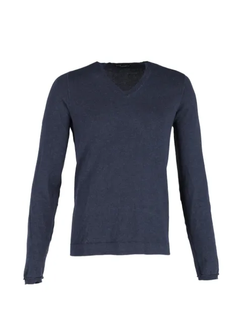 Dolce & Gabbana Pre-Owned V-neck cotton sweater