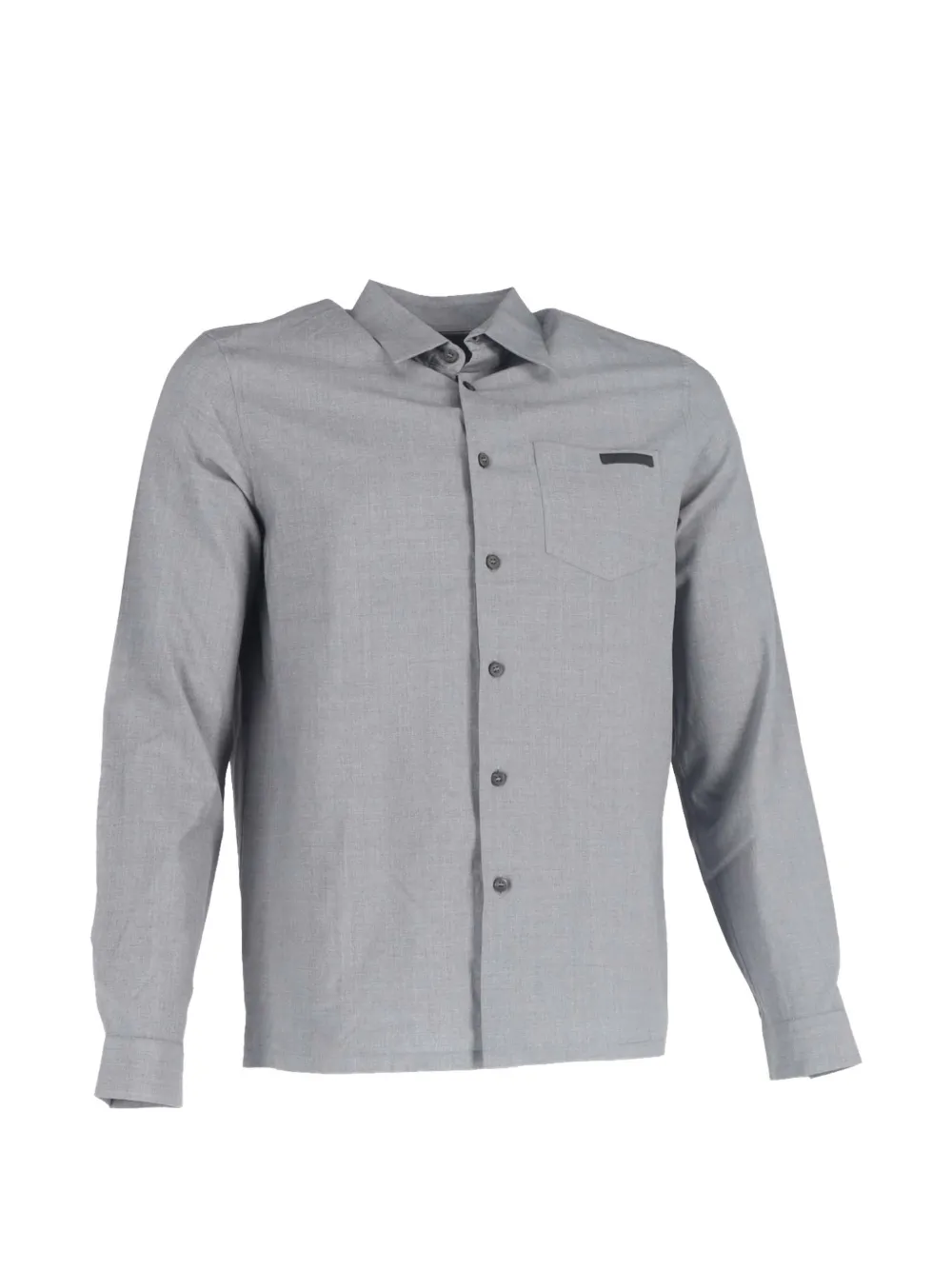 Prada Pre-Owned button-fastening long-sleeve shirt – Grey