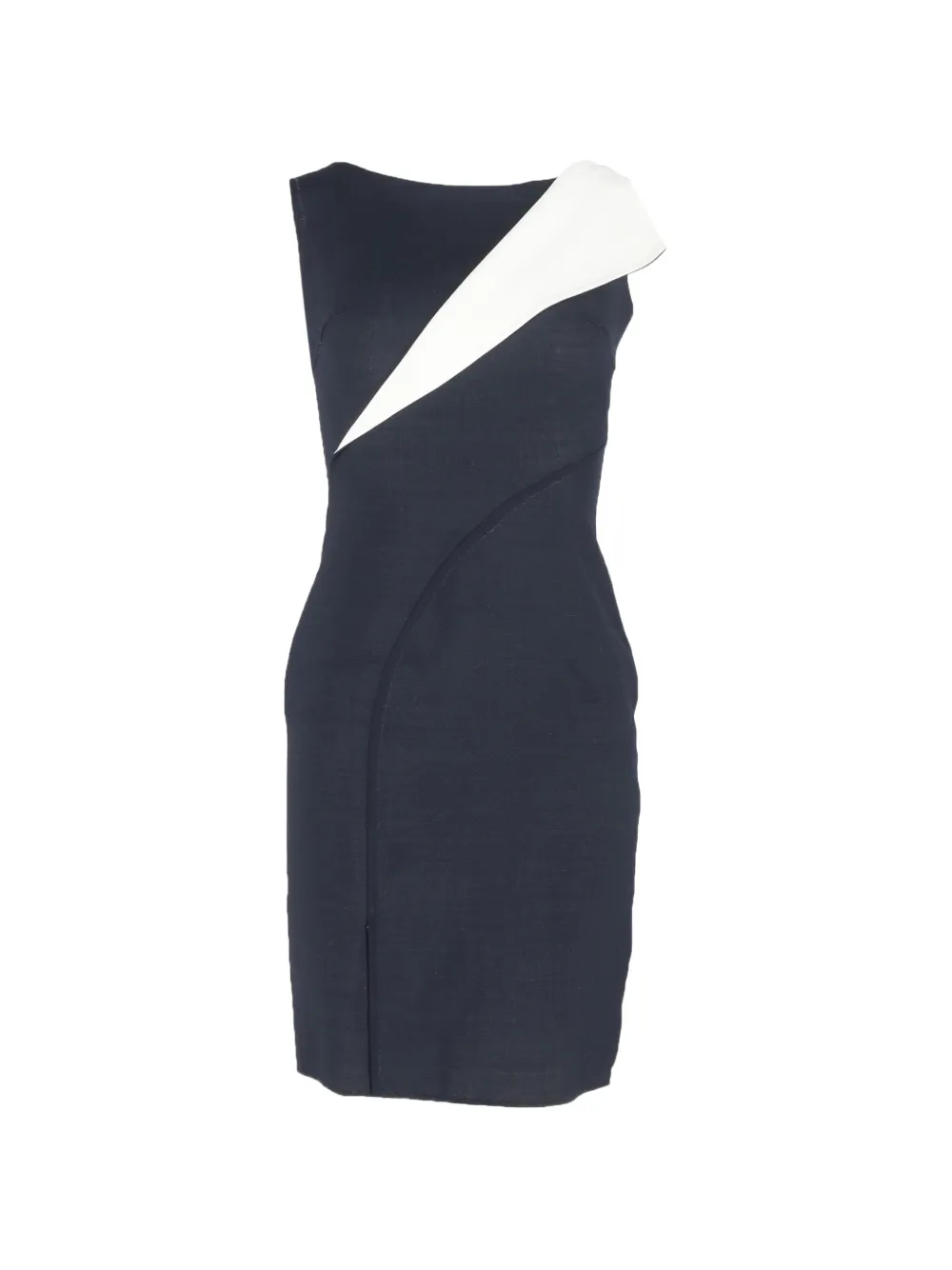 Oscar de la Renta Pre-Owned folded pencil dress - Blu