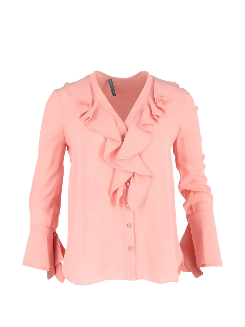 Alexander McQueen Pre-Owned ruffled shirt - Pink